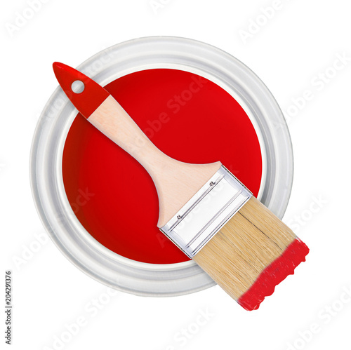 paint brush bank isolate 