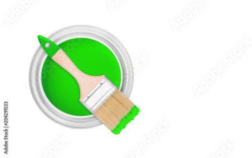 paint brush bank isolate 