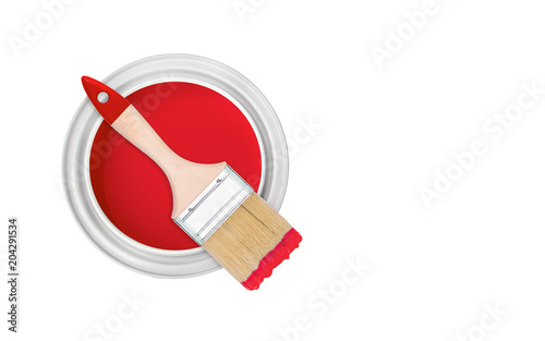 paint brush bank isolate 