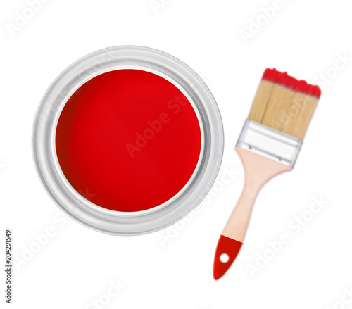 paint brush bank isolate 