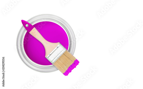paint brush bank isolate 