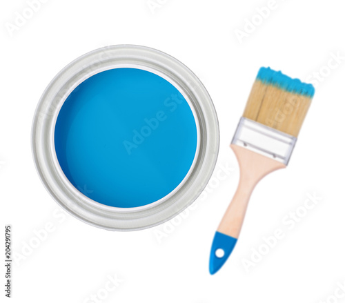 paint brush bank isolate 