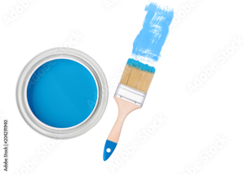 paint brush bank isolate 