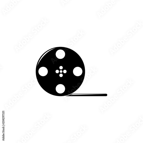 film roll film illustration. Element of theter for mobile concept and web apps. Detailed film roll film icon can be used for web and mobile. Premium icon photo