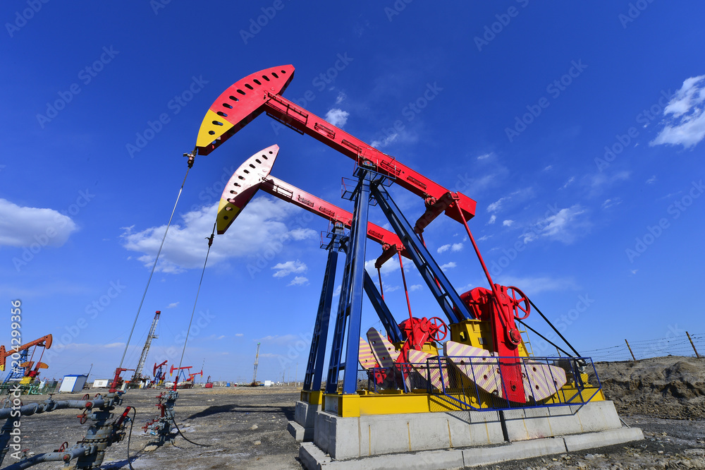 Fototapeta premium The oil pump