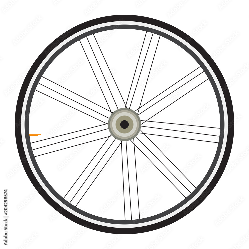 Bike wheel icon