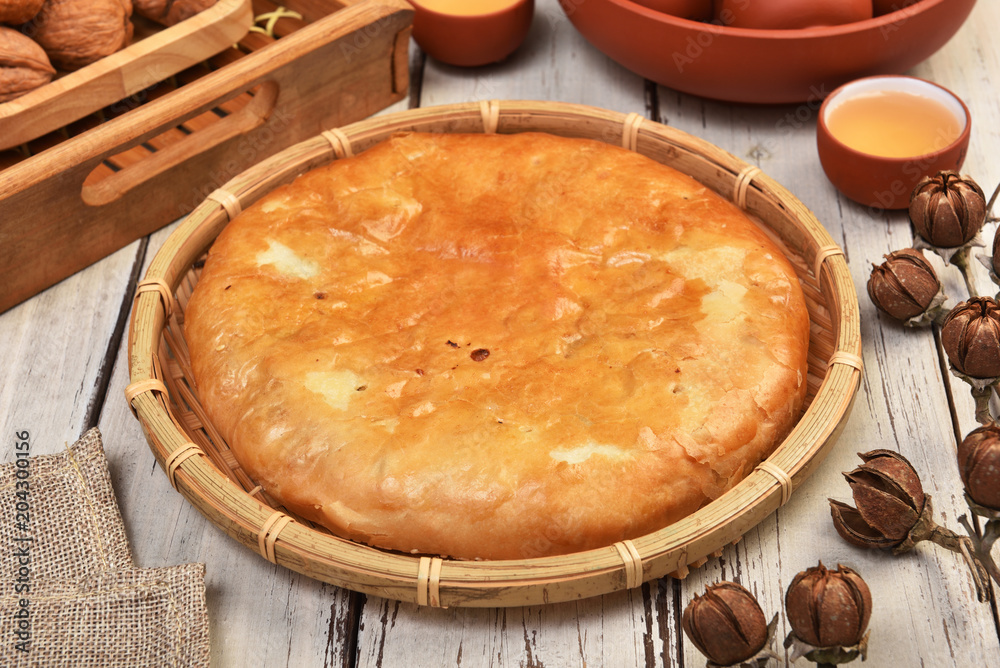 Taiwan's traditional cake - Meat pasty Taiwan's traditional cake - Meat pasty