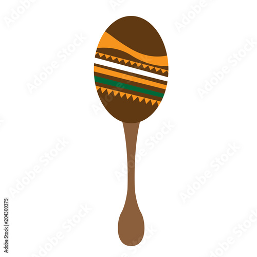 Traditional mexican maraca