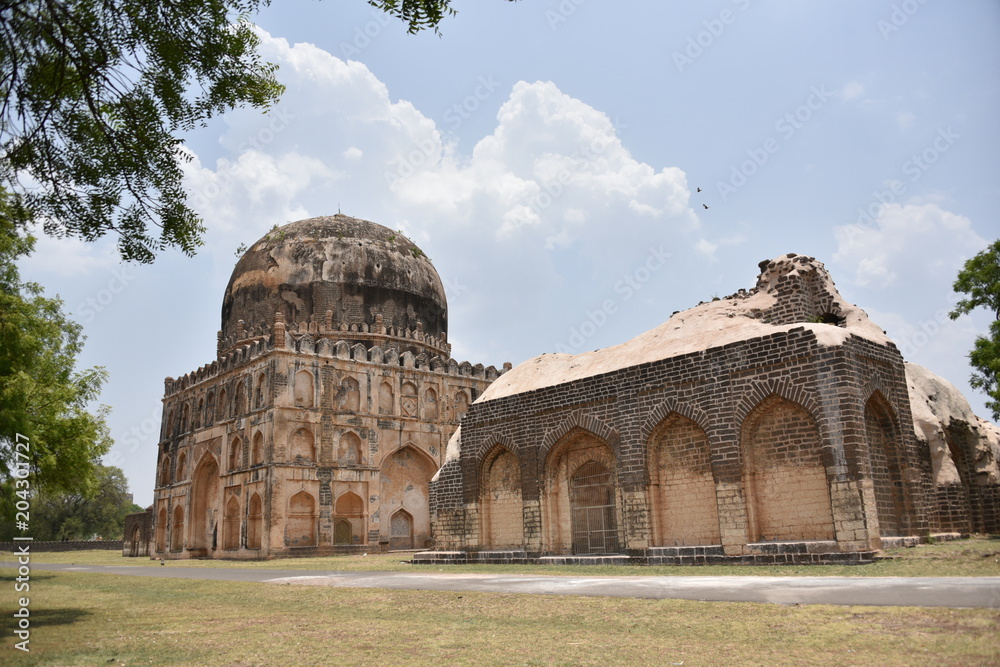 Bahmani tombs monuments and ruins, Bidar, Karnataka, India