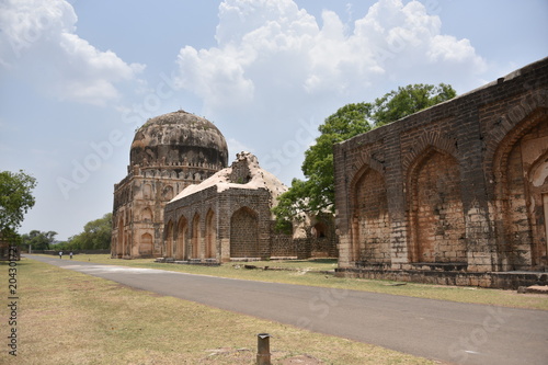 Bahmani tombs monuments and ruins, Bidar, Karnataka, India photo