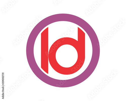 circle initial typography typeset logotype alphabet font image vector icon logo symbol