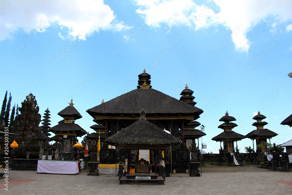The view around Pura Ulun Danu Batur in Bali. Taken in May 2018.