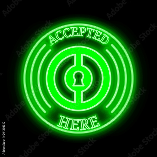 Dero (DERO) accepted here sign photo
