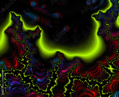 Tablou pe pânză Fractal Electra