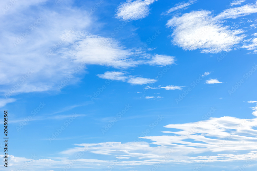 Fototapeta premium blue sky background with white clouds.