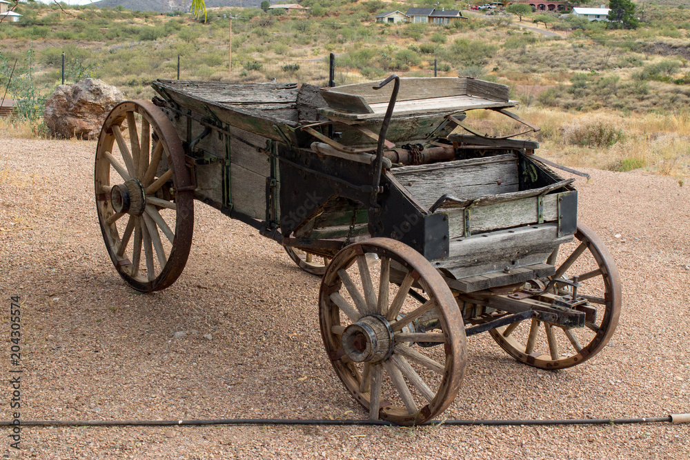 Old Mining Wagon 01