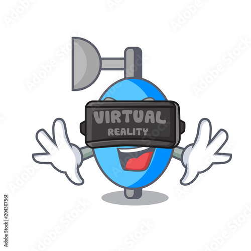 Virtual reality ambu bag mascot cartoon