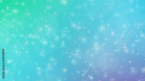 星が煌めく背景素材／寒色