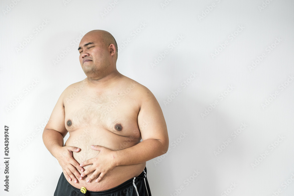Fat man belly hi-res stock photography and images - Alamy