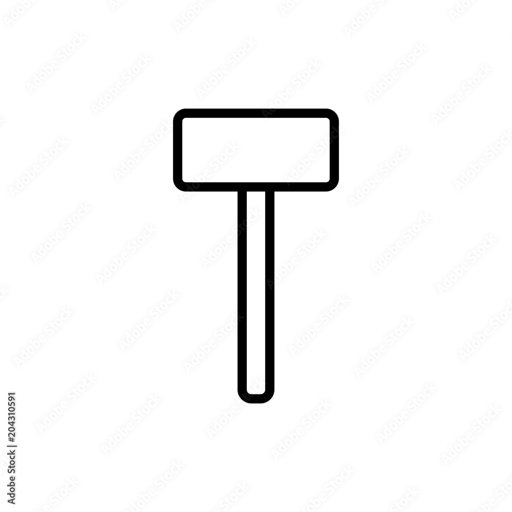 hammer icon vector illustration