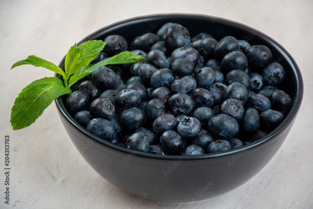 Fresh blueberries in a bowl Fresh blueberries in a bowl