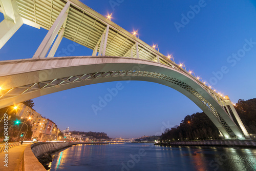 Ponte da Arrabida Bridge in Porto, Portugal photo