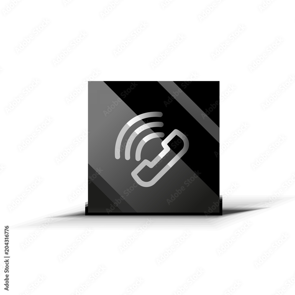 Vector phone support web button