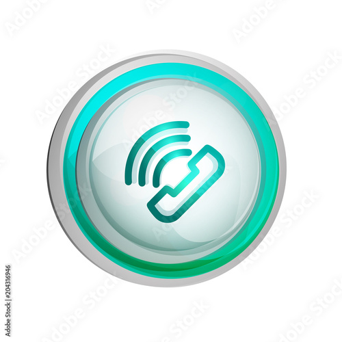 Phone support call center button