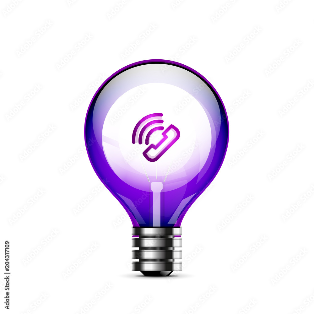 Phone button, call support idea, vector illustration Phone button, call support idea, vector illustration