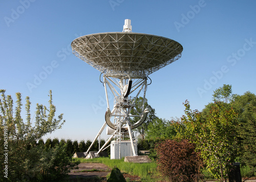 a radio telescope