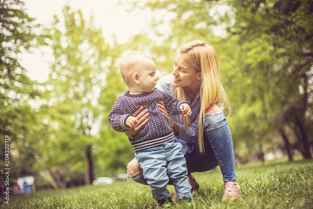 Fototapeta premium My little boy.