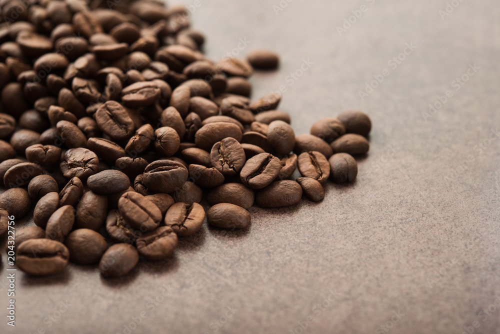 Closeup of natural coffee beans Closeup of natural coffee beans