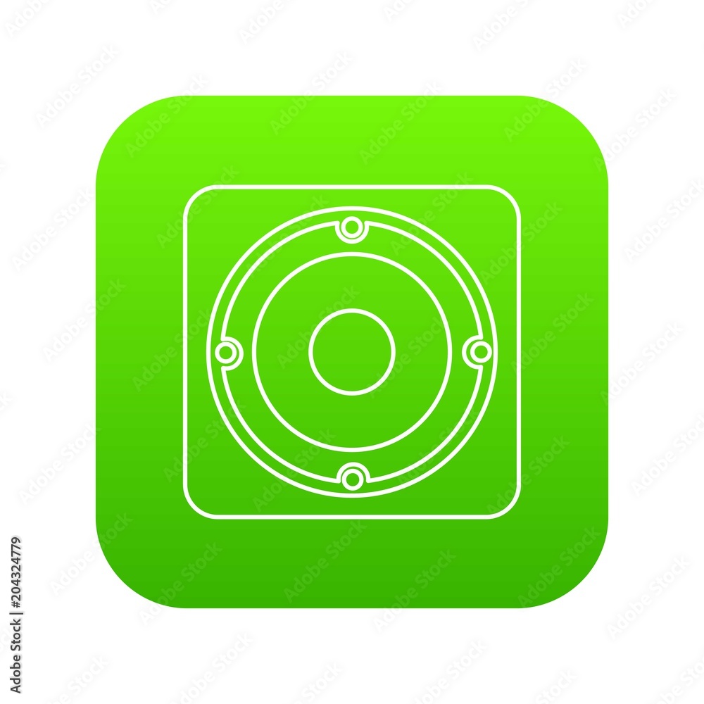 Speaker icon green vector Speaker icon green vector