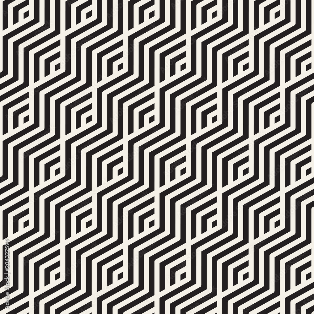 Vector seamless pattern. Modern stylish abstract texture. Repeating tiles Vector seamless pattern. Modern stylish abstract texture. Repeating tiles