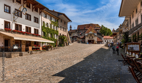 Main square - Gruyeres - Switzerland