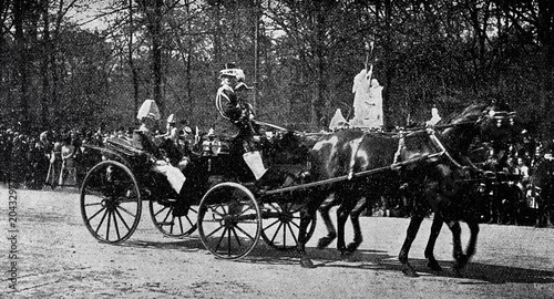 Obraz na plátně Kaiser Franz Josef in Berlin