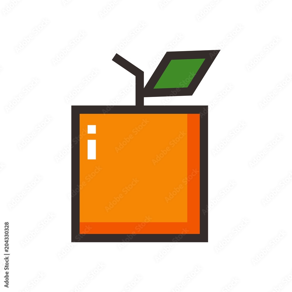 orange logo. fruit icon. vector eps 08. orange logo. fruit icon. vector eps 08.