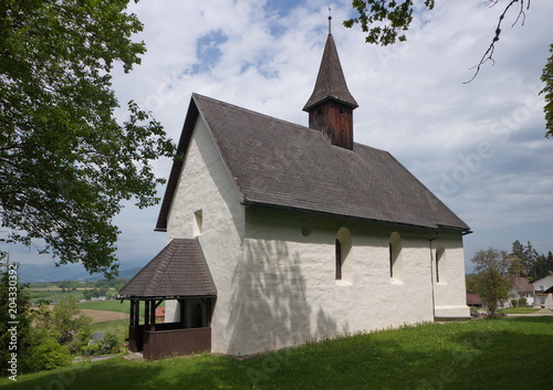 Die Kirche St. Jakob in Klopein / Südkärnten / Österreich