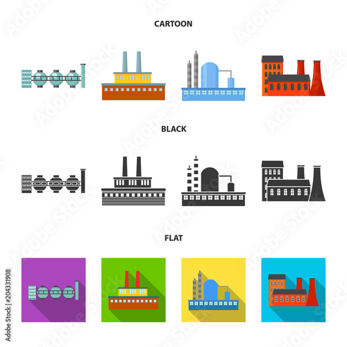 Industry, production.Factory set collection icons in cartoon,black,flat style vector symbol stock illustration web.