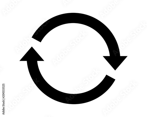 Cycle icon vector pictogram 