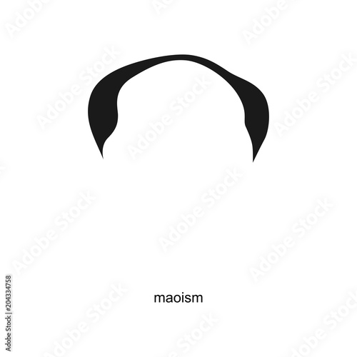 mao figure icon. symbol. vector eps 08.