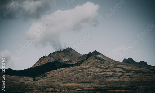 Iceland mountain cloud