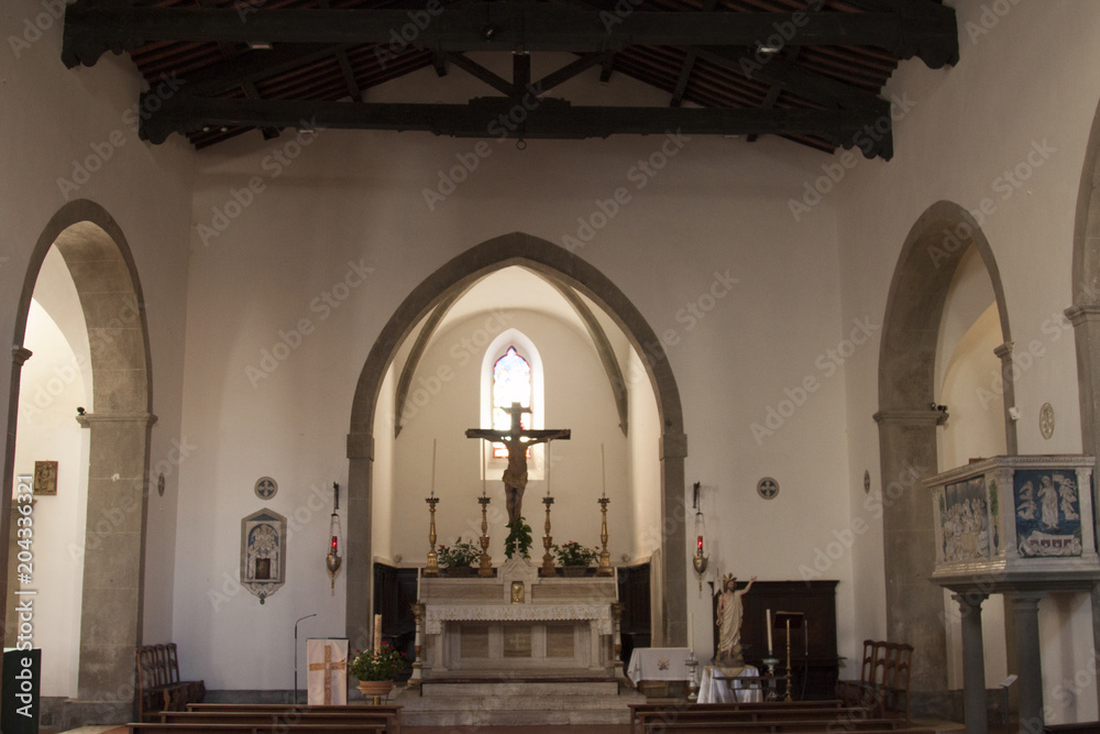 chiesa Santa Flora e Lucilla a Santa Fiora Grosseto Italia