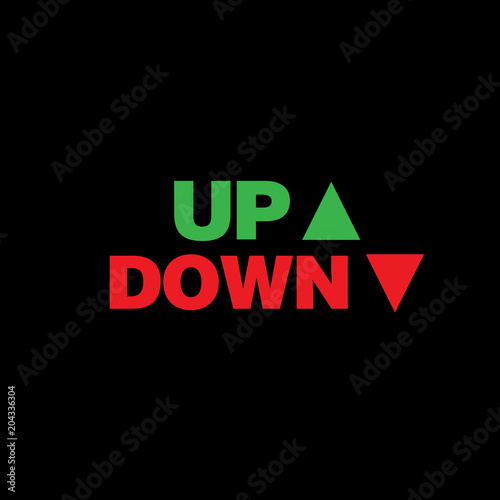 Concept of up and down
