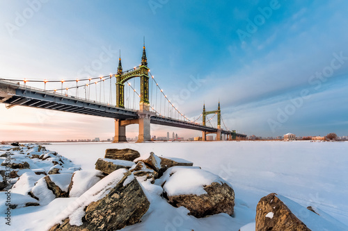 The Yangmingtan Bridge in Winter