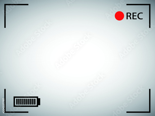 SD Camera viewfinder White background