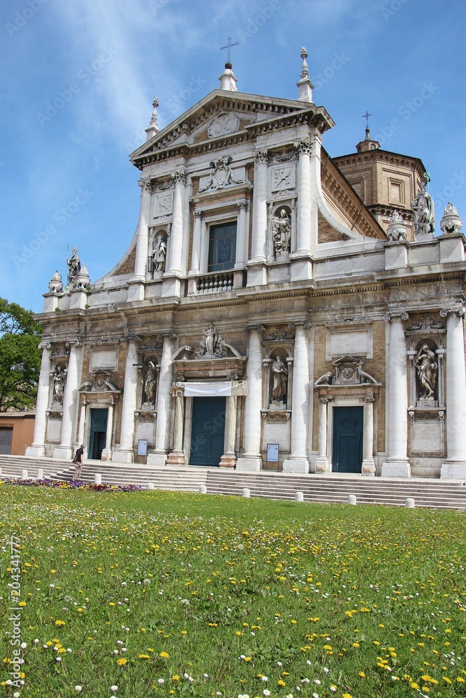 The Basilica Santa Maria in Porto. Ravenna, Italy, South Europe. The Basilica Santa Maria in Porto. Ravenna, Italy, South Europe.