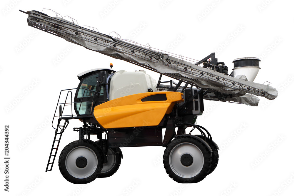 Obraz premium Universal self-propelled sprayer. Isolated on white.