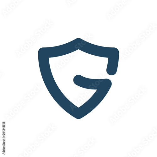 g shaped shield logo idea