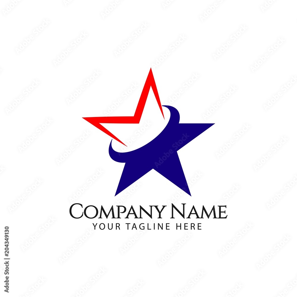 Star Company Logo Vector Template Design Illustration Star Company Logo Vector Template Design Illustration